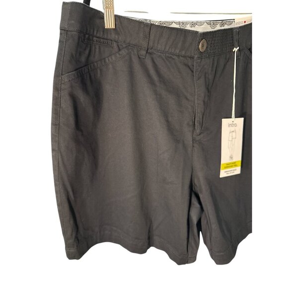 Intro Love the Fit Hailey Short Sun washed Twill Roll up Cuff,  Size 16 NWT - Picture 2 of 8